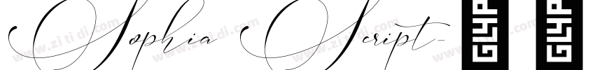 Sophia Script字体转换